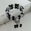 Conjunto de Nove Peças de Pulseiras da Bênção de Tian Guan, Inspirado nas Contas de Impressão, Versátil para Melhores Amigos e Estudantes