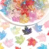Acrílico colorido transparente Mabe gelatina dos tonos nuevo hoja de arce DIY funda de teléfono pasador material accesorios al por mayor