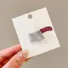 Pinza para el pelo con estampado de leopardo y flores, accesorio para el pelo elegante y exquisito, pinza dulce para flequillo, pinza para el pelo para mechones sueltos, adorno para el pelo elegante y exquisito