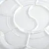 Paleta de Plástico Transparente con Forma de Flor de Ciruelo 12cm Herramienta de Mezcla de Colores Multicompartimento para Pintura Acrílica Acuarela Gouache Artística Infantil