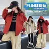 Chaqueta Desmontable 3 en 1 para Niñas Nuevo Estilo Otoño 2026 Gabardina para Niñas Grandes Abrigo de Otoño/Invierno para Niños
