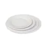 Vajilla Imitación Porcelana Melamina Plato Plano Redondo Blanco Plato para Frutas Plato para Verduras Restaurante Hotel Puede Personalizar Logo Fabricante Venta al por Mayor