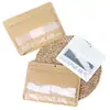 Sacos de Embalagem para Roupa Íntima em Papel Kraft de Alta Qualidade em Vários Tamanhos, Pacote com 3 Sacos de Embalagem para Roupa Íntima para Homens e Mulheres, Sacos Autoportantes para Roupa Íntima Atacado