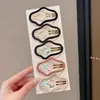 Pinzas para el cabello infantiles de moda con forma de estrella, versátiles y no dañan el cabello, juego de pasadores para arreglar mechones sueltos y flequillo, accesorios para el cabello para niñas