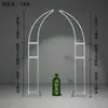 Nuevo Arco de Boda Cuerno de Vaca Cuerno de Oveja Puerta Hierro Forjado Soporte de Flores Césped Exterior Ceremonia de Boda Puerta Principal de Boda Puerta de Flores Accesorios