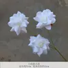 Materiales Florales Blancos para Bodas, Flores de Seda, Decoraciones de Techo para Salones de Bodas, Flores Artificiales, Flores para Arcos, Arreglos Florales, Arte Floral