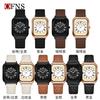 Reloj de Cuarzo Ofns Reloj de Cuarzo de Moda Popular Transfronterizo Estilo Simple Elegante Escala Romana Reloj Impermeable para Estudiantes