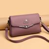 Bolsa Feminina Novo Estilo Bolsa de Ombro 2026 Bolsa Transversal Fashion Bolsa Feminina de Couro Macio Bolsa para Mãe de Meia-Idade Bolsa Quadrada Pequena Versátil