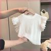 Falda de tirantes de mezclilla para niña 2025 Nueva Falda de mezclilla delgada de verano para niña Conjunto de dos piezas Falda para niños Moderna