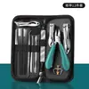 Set de Cortauñas para Surcos de Uñas, Alicates para Uñas Encarnadas de los Pies, Alicates Alemanes para el Hogar, Acero Inoxidable Individual, Set de Alicates Olecranon, Tenedor para Piel Muerta