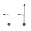 Lámpara de Pared LED de Diseño Escandinavo Minimalista Moderna para Dormitorio, Estudio, Mesita de Noche, Pared de Fondo de Sala de Estar, Lámpara de Pared LED Creativa
