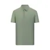 Camiseta Esportiva Manga Curta de Luxo Leve, Top de Roupa de Golfe de Verão, Camisa de Golfe Anti-UV, Camisa Polo Personalizada