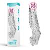 Hanyun Modelos Especiais de Presilhas de Lobo Controle Remoto Vibração Conjunto de Cristal Masculino Trava de Rosca de Partículas Conjunto Divertido Vestível Produtos Sexuais