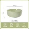 Conjunto de Louça de Cerâmica Doméstica Cor Sob Esmalte Estilo Creme Bege: Tigelas, Pratos, Hashis, Tigelas de Sopa, Tigelas para Macarrão, Tigelas de Arroz e Conjunto de Pratos
