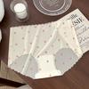 Ropa Interior de Seda de Hielo para Niñas, Calzones de Seda de Morera con Estampado Floral, Antibacterianos en la Zona Íntima, Cómodos con Sensación de Piel Desnuda, Amigables con la Piel, Sin Costuras, de Cintura Media para Mujer