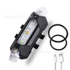Luz Traseira de Bicicleta 918 Carregamento USB Luz de Advertência de Segurança para Ciclismo Noturno Luz de Bicicleta LED de Alto Brilho para Ciclismo ao Ar Livre