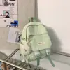 Mochila Escolar Estilo Ins para Mujer Estudiante Universitaria Moda Gran Capacidad Mochila de Viaje Bolso Cruzado Multiusos Mochila para Escuela Secundaria