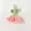 Crochê Feito à Mão com Lã, Flores Fofas de Lírio-do-Vale, Roupas, Suéteres, Bolsas, Casacos, Decorações de Cortinas, Acessórios, Peças Feitas à Mão