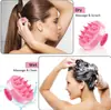 Escova de Silicone Macia para Shampoo, Ferramenta de Massagem para Cabeça, Pente Massageador, Lavagem de Cabelo, Anticaspa, Coceira no Couro Cabeludo, Raspador