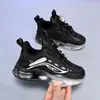 Nuevos Zapatos Deportivos para Niños Primavera 2026 Zapatos Deportivos Infantiles de Piel Impermeables Zapatos de Baloncesto para Niños Mayores con Hebilla Giratoria Zapatos para Correr