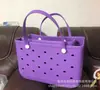 Lindos accesorios para vacaciones de verano, bolso de hombro de EVA, bolso de playa mini de gelatina DIY, bolso de mano