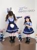 Roupas de Policial Coelho para Meninas Vestido Princesa Infantil Verão 2025 Novo Judy Cos Vestido de Verão para Meninas