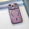 Funda Adecuada para Teléfono Móvil Apple 17 Promax con Anillo Magnético, Acabado Mate tipo Piel, Transparente para iPhone 16/15/14, Dura para iPhone 13