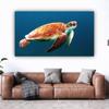 AliExpress Animal Marinho Polvo Pintura Sem Moldura Mar Azul Tartaruga Marinha Pintura de Parede Transfronteiriça Mais Vendido Pintura Decorativa 2989