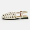 Sandálias rasteirinhas de trama vazada para mulheres, para uso externo no verão, nova moda resort 2026 sandálias romanas S7006-8