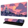 Alfombrilla de ratón con paisaje fresco y curativo, alfombrilla grande de anime para teclado de computadora de e-sports, alfombrilla gruesa grande para escritorio de oficina