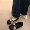 Zapatos de Cordones con Suela Gruesa para Mujer Estilo Nuevo Otoño e Invierno 2026 Punta Redonda Modernos y Cómodos Zapatos para el Trabajo Que No Cansarán Tus Pies