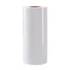 Película electrostática transparente adhesiva personalizada PVC procesamiento industrial troquelado adhesivo bobina de impresión etiqueta pasta materias primas