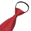 Song Xiaoxia Seda Poliéster Formal de Negócios Jacquard Profissional Listras Diagonais Zíper Preguiçoso Gravata Masculina Fácil de Puxar Tendência