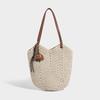 Bolso Tejido de Estilo Lazy Transfronterizo para Mujer Verano 2025 Nuevo Bolso de Playa para Vacaciones Junto al Mar Bolso Tote de Hombro de Gran Capacidad