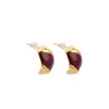 Pendientes de Tachuela Geométricos Rayados Únicos de Moda Diseño de Nicho Pendientes Versátiles Nueva Tendencia Pendientes Simples