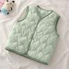 Comercio Exterior Otoño e Invierno Nuevo Chaleco para Niños Pequeños y Medianos Moda Infantil Ropa Acolchada de Algodón para Bebé Chaleco Delgado para Llevar por Dentro Chaleco Exterior