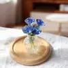 Cristalería Zibo Flores Eternas Puras Hechas a Mano, Rosas, Flores Artificiales, Arreglos Florales, Adornos de Jarrón de Cristal, Decoración de Escritorio de Oficina