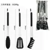 Frigideira Antiaderente Pinça Especial para Bife, Pinça de Silicone para Alimentos, Pinça de Churrasco, Resistente a Altas Temperaturas, Pinça de Cozinha Anti-Escaldante com Suporte