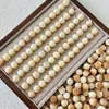 Raiz de Bodhi Esculpida Pão de Homem de Gengibre Grelhado em Carvão Contas Soltas Pulseira DIY Feita à Mão Acessórios de Joias Fofos com Contas