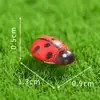 Simulación de paisaje en miniatura de mariquitas, caracoles e insectos; Decoración de jardín DIY; adornos de mesa en miniatura