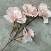 Quatro Grandes Árvores de Algodão de Bombax Nº 2, Três Grandes Árvores de Algodão de Bombax para Decoração de Fundo de Arranjo de Flores para Chão de Casamento, Adereços de Fotografia, Flores Artificiais de Algodão de Bombax