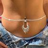 Verão nova praia biquíni strass cadeia de cintura europeu e americano sexy cheio de diamante borla umbigo cadeia cadeia de cintura