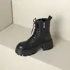 Zapatos de tacón alto para mujer que realzan el temperamento 2026 nuevo estilo diseño de sentido de primavera y otoño celebridad de internet artículo popular versátil estilo británico Botas Martin