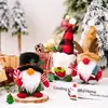 Suprimentos para Decoração de Natal Homem da Floresta Boneco Velho Ornamento Galhadas Gnomo Rudolph Boneco Pequeno Ornamento