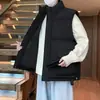 Chaleco de Plumón para Hombre Otoño e Invierno Marca de Moda Talla Grande Engrosado Cálido Chaleco Chaqueta Nuevo Estilo 2025