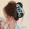 Nuevo estilo primavera y verano pinza de tiburón grande para mujer con un toque de alta gama, no daña el cabello, pinza de pelo para la nuca, accesorio para el cabello