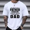 Nueva camiseta de algodón de manga corta con estampado de letras inglesas de verano para hombre con tendencia de código europeo de comercio exterior transfronterizo entre Europa y Estados Unidos