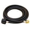Adaptador de manguera de gas propano de 12 pies, conjunto de manguera de 1 lb a 20 lb, convertidor de cilindro de tanque de propano