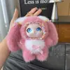 Pelúcia de Coelho Lolita Popular Vinil Boneca Fofa Pingente Adorável Desenho Animado Chaveiro Acessório de Presente de Aniversário