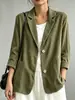 Blazer de pana cruzado europeo y americano para comercio exterior de Amazon, nuevo para otoño e invierno, casual, versátil, vintage